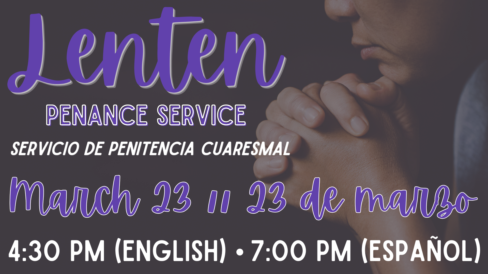 Lent Advent Penance Service