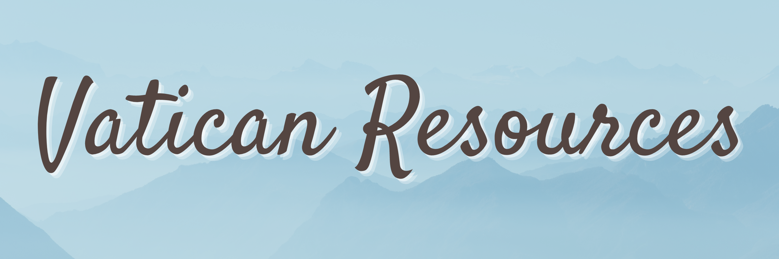 Vatican Resources Image Button